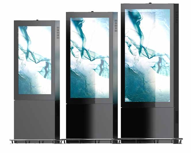 Panlabas na Weatherproof 32 43 55 86 98 100 Inch 4K LCD 3000 Nits IP65 Kiosk