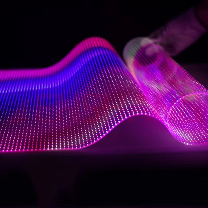 Slim Flexible Soft Film Transparent LED display